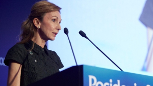 Η πρόεδρος της ΕΕΕ Μελίνα Τραυλού