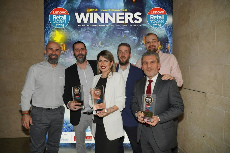 Τριπλή διάκριση για την ομάδα της Coffee Island στα Lenovo Retail Business Awards 2023