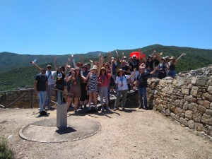 Τη φώτο παραχώρησε στο ΑΠΕ-ΜΠΕ ο προϊστάμενος της Σχολής Ξεναγών Θεσσαλονίκης