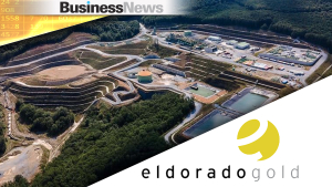 Eldorado Gold: Παραγωγή του πρώτου συμπυκνώματος χαλκού-χρυσού στις Σκουριές