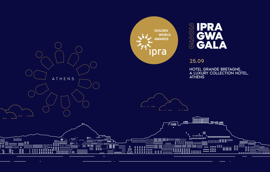 Τα IPRA Golden World Awards 2026 στις 25 Σεπτεμβρίου στην Αθήνα