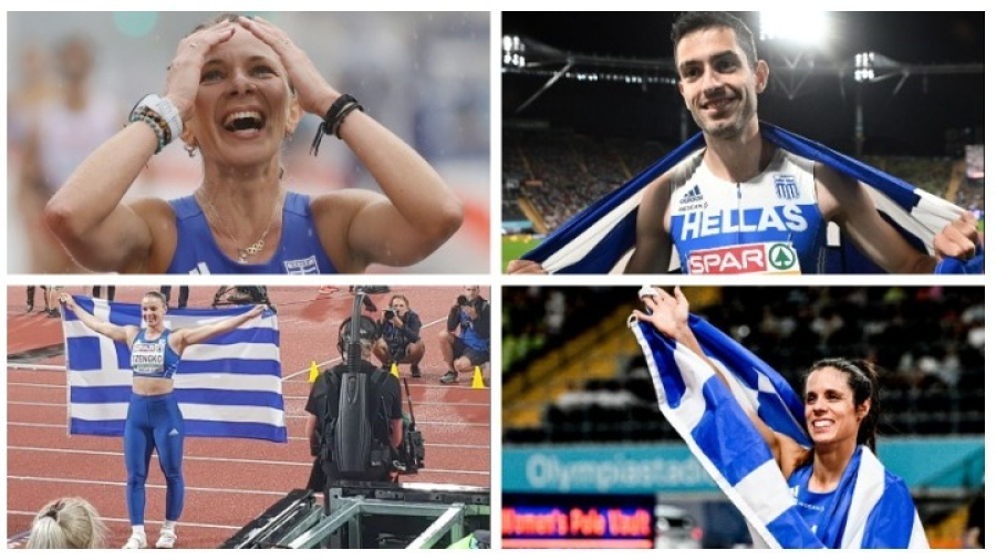 Ευρωπαϊκό Πρωτάθλημα Στίβου: Στην 4η θέση του τελικού πίνακα μεταλλίων η Ελλάδα