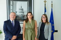 Επίσκεψη πρέσβη και πρόξενου Μεγάλης Βρετανίας στο Υπουργείο Τουρισμού