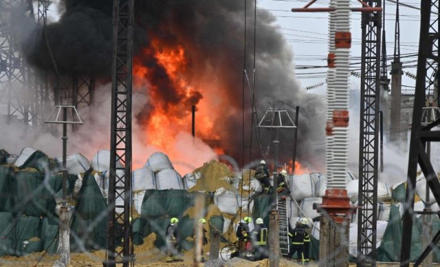 Ουκρανία: Ρωσική επίθεση σε μονάδα παραγωγής ενέργειας στην περιφέρεια του Κιέβου