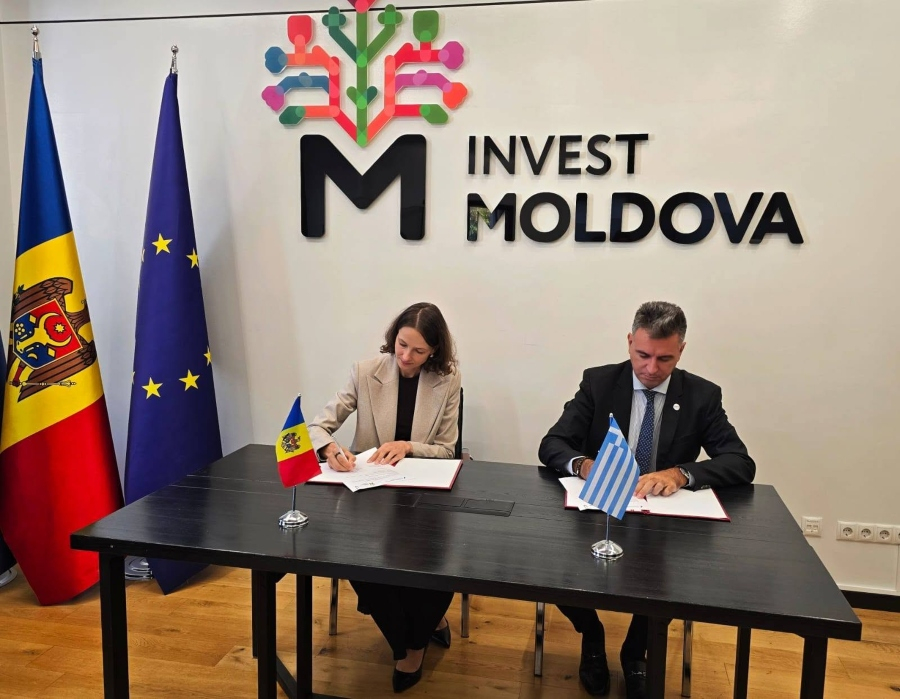 Μνημόνιο συνεργασίας Enterprise Greece και Invest Moldova υπέγραψε στο Κισινάου ο Δημήτρης Σκάλκος
