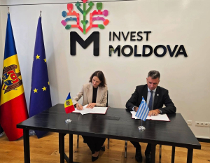 Μνημόνιο συνεργασίας Enterprise Greece και Invest Moldova υπέγραψε στο Κισινάου ο Δημήτρης Σκάλκος