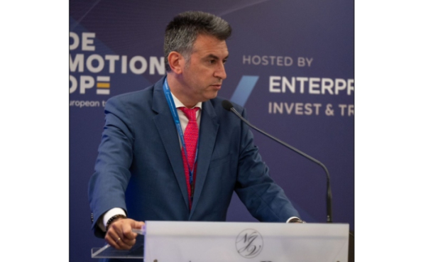 Ο κ. Δημήτρης Σκάλκος, Γενικός Γραμματέας Διεθνών Οικονομικών Σχέσεων &amp; Εξωστρέφειας Υπουργείου Εξωτερικών και Πρόεδρος του Διοικητικού Συμβουλίου της Enterprise Greece