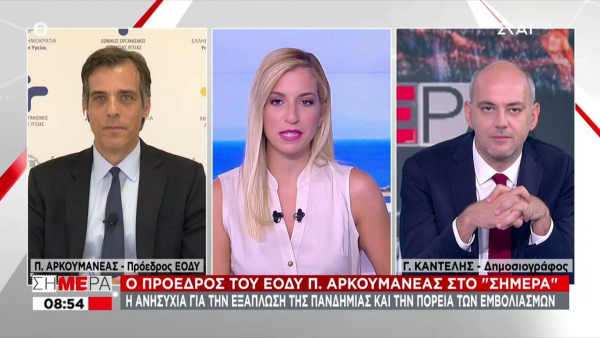 Αρκουμανέας: Τρομακτικός ο ρυθμός μετάδοσης της μετάλλαξης Δ (vid)