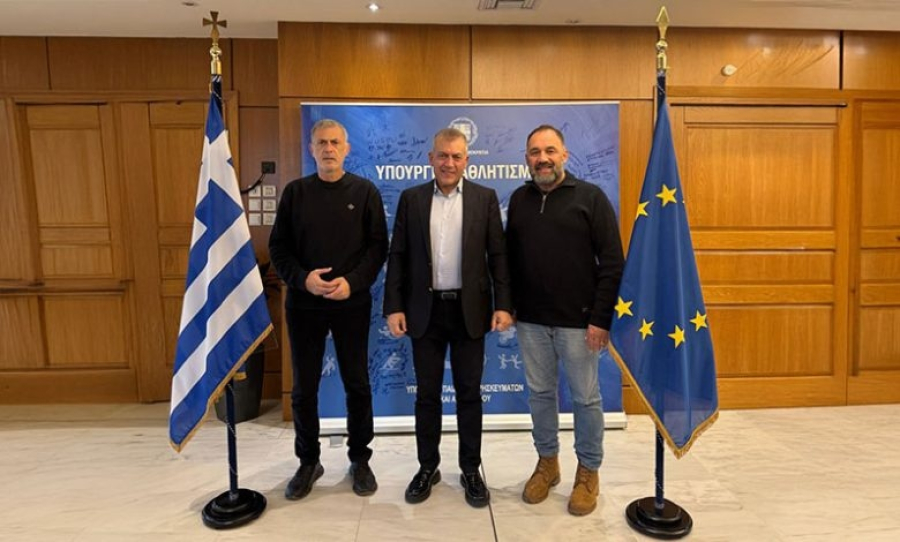 Συνάντηση Μώραλη – Βρούτση, στο επίκεντρο οι αθλητικές εγκαταστάσεις του Πειραιά