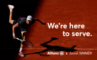 Jannik Sinner και ο όμιλος Allianz ανακοινώνουν πολυετή παγκόσμια συνεργασία