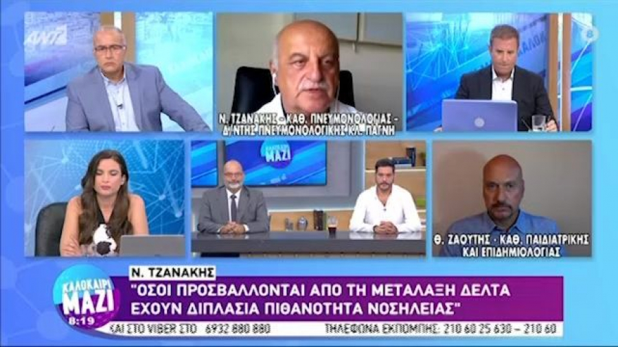 Τζανάκης: Πιθανές οι χρόνιες επιπλοκές σε παιδιά αν νοσήσουν βαριά (vid)