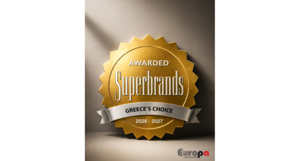 Η Europa αναδείχθηκε «Superbrand 2026-2027»
