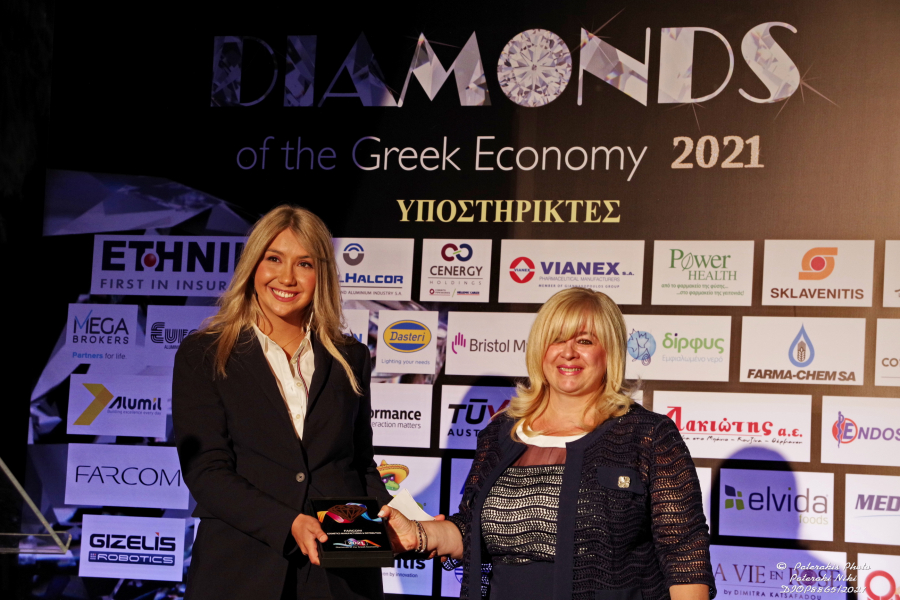 Farcom: Νέα διάκριση στα Diamonds of the Greek Economy 2021