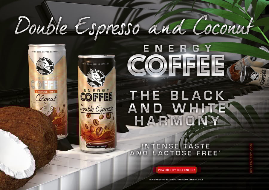 Η HELL ENERGY παρουσιάζει δύο νέες γεύσεις ENERGY COFFEE στην Ελλάδα
