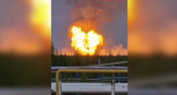 Φωτιά στο μεγαλύτερο κοίτασμα φυσικού αερίου στη Ρωσία