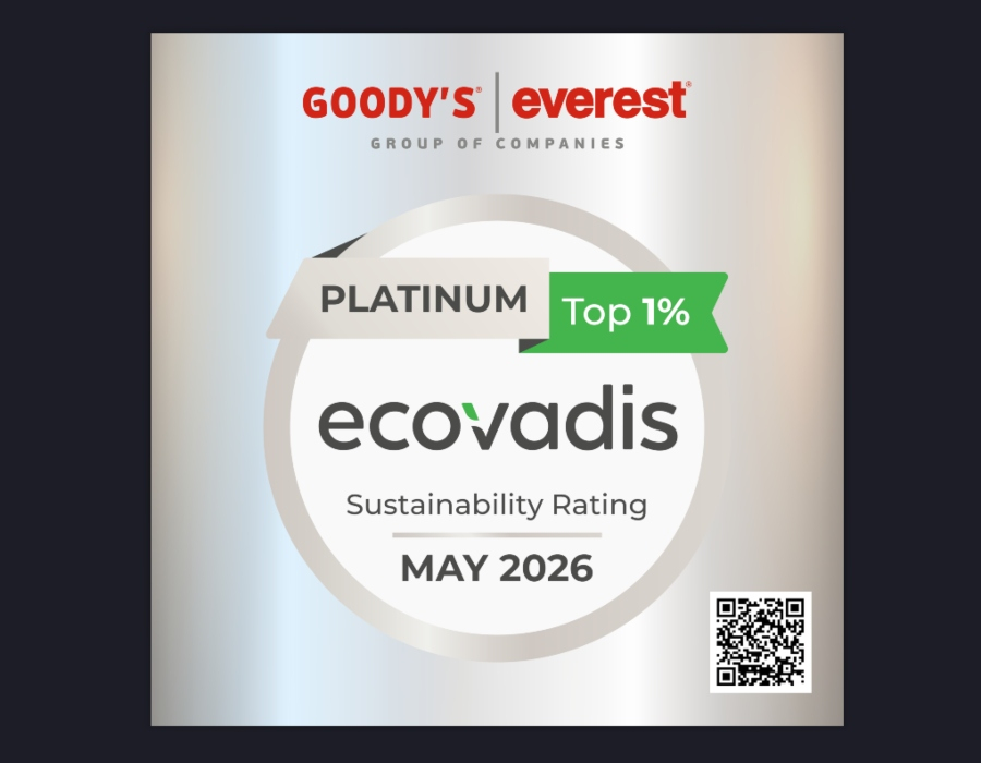 Ο Όμιλος Εστίασης Goody’s-Everest αποκτά «PLATINUM Medal» από τον διεθνή οργανισμό EcoVadis