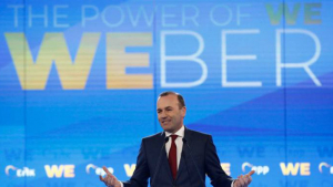 Βέμπερ στο 14ο Συνέδριο ΝΔ: Να κοιτάξουμε στο μέλλον ως οικογένεια του ΕΛΚ