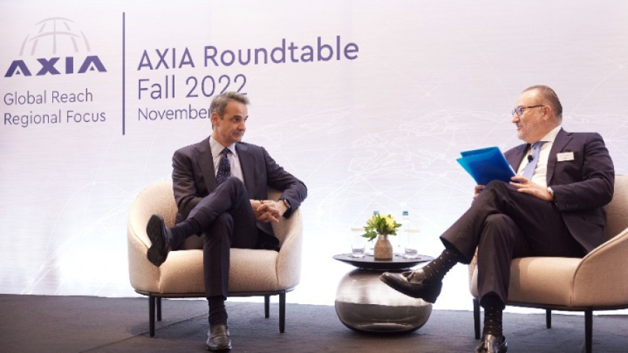 Μητσοτάκης με ceo της AXIA Γ. Λινάτσα: Η Ελλάδα πυλώνας σταθερότητας και επενδυτικών ευκαιριών