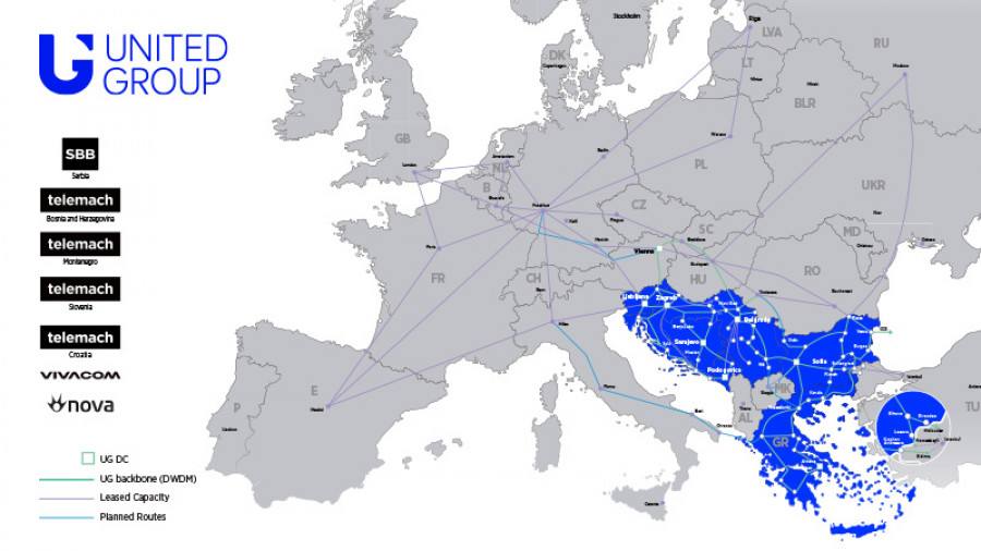 United Group: Παρουσιάζει τη νέα εταιρεία τηλεπικοινωνιών χονδρικής «UGI Wholesale»