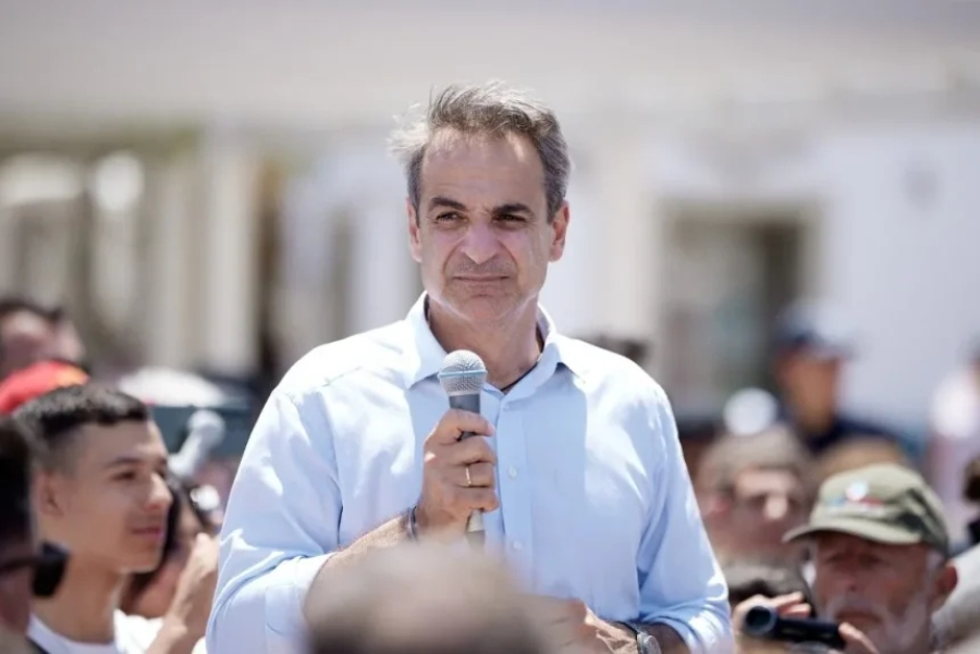 Στον Ασπρόπυργο ο Κ. Μητσοτάκης - Επισκέφθηκε το νέο Γυμνάσιο της πόλης