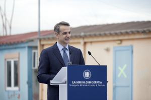 Μητσοτάκης: Στον Ελαιώνα συναντώνται τα αποτελέσματα δύο πολιτικών που εκτυλίσσονται παράλληλα