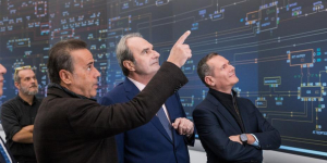 O Σταύρος Παπασταύρου επισκέφθηκε το Κέντρο Ελέγχου του ΑΔΜΗΕ στον Αγιο Στέφανο