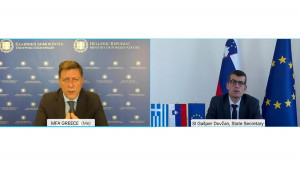 Βαρβιτσιώτης σε Σλοβένο ΥφΥΠΕΞ: Η Ελλάδα στηρίζει την ευρωπαϊκη προοπτική των Δυτ. Βαλκανίων