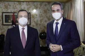 Τι συζήτησαν Μητσοτάκης - Ντράγκι στο περιθώριο της EUMED