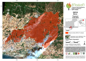 Aλεξανδρούπολη: Η πρώτη χαρτογράφηση των καμμένων εκτάσεων