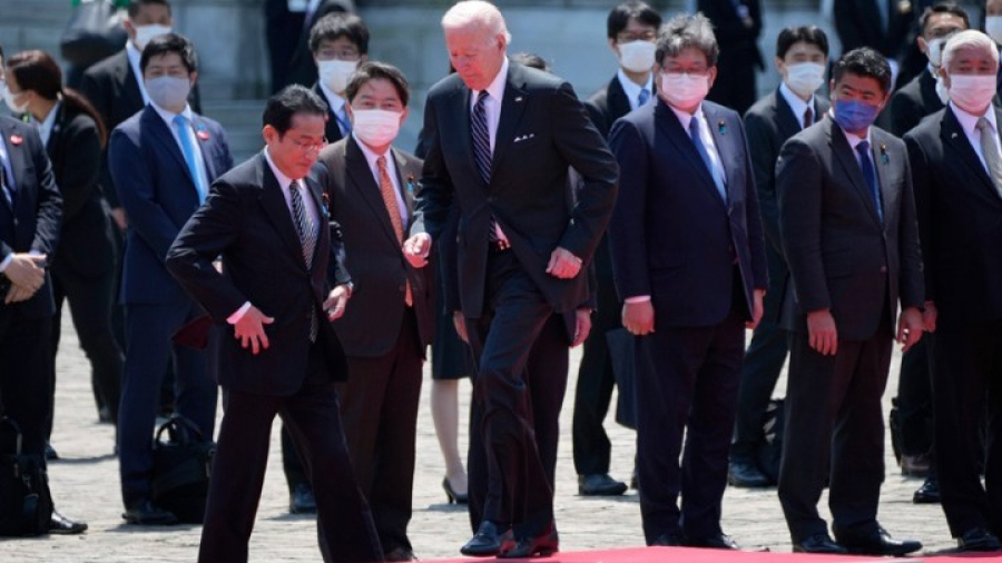 Στην Ιαπωνία ο Μπάιντεν, για την ενίσχυση της αμερικανικής ηγεμονίας στην Ασία