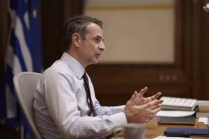 Με την ηγεσία της Διακοινοβουλευτικής Συνέλευσης Ορθοδοξίας συναντήθηκε ο Κ. Μητσοτάκης