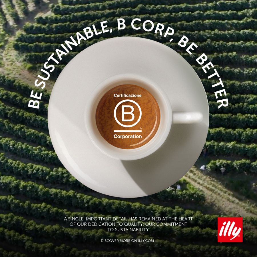 Η illycaffè απέσπασε ξανά την πιστοποίηση B Corp στην Ιταλία