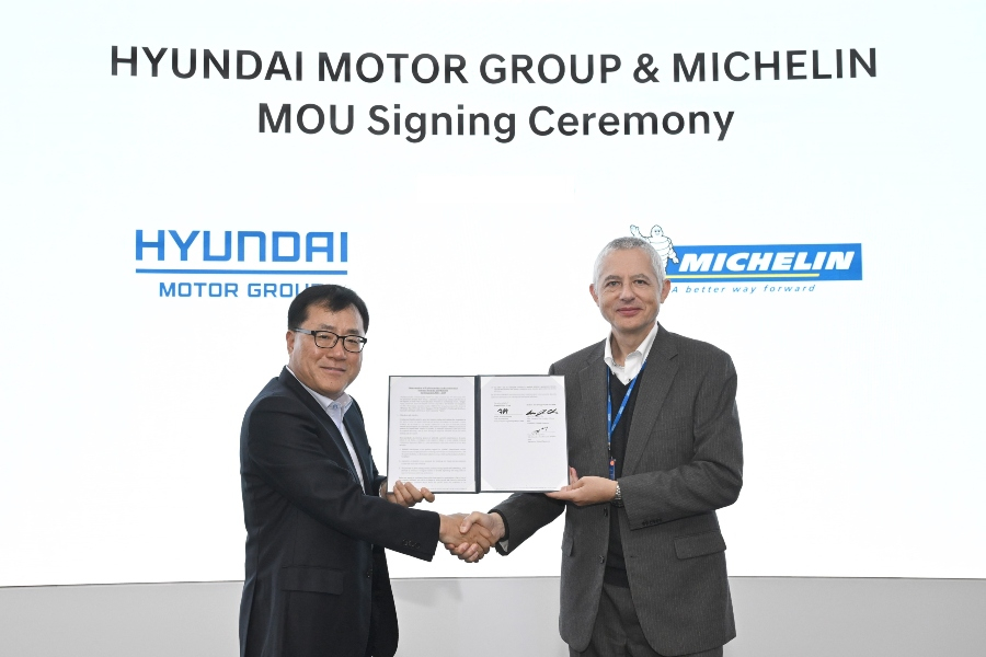 Συνεργασία Hyundai και Michelin για την επιτάχυνση των καινοτομιών στην τεχνολογία των ελαστικών