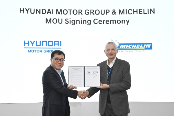 Συνεργασία Hyundai και Michelin για την επιτάχυνση των καινοτομιών στην τεχνολογία των ελαστικών