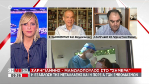 Σαρηγιάννης: Κορύφωση του νέου πανδημικού κύματος στις 12 Αυγούστου (vid)