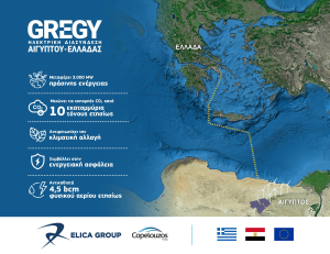 «GREGY»: Προτάθηκε για τη λίστα Έργων Αμοιβαίου Ενδιαφέροντος της ΕΕ