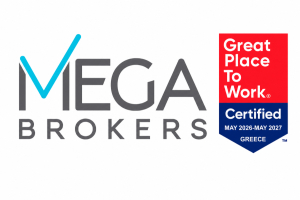 Η Mega Brokers πιστοποιήθηκε για 4η φορά ως Great Place to Work