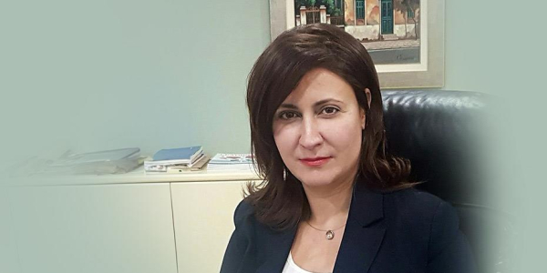 Η Αγγελική Μουρατίδου, γενική διευθύντρια της Euroins - Θα αναλάβει την αναδιοργάνωση της εταιρείας