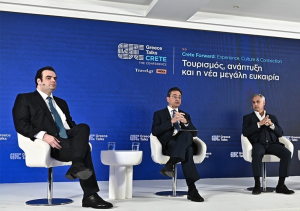 Κ. Πιερρακάκης στο «Greece Talks, Crete Forward»: Τα συνολικά έργα στην Κρήτη φτάνουν τα 4,5 δισ. ευρώ