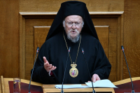 Πατριάρχης Βαρθολομαίος από Βουλή: «Η ειρήνη ήταν πάντοτε κατάκτηση, ποτέ αυτονόητη»