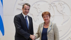 Εύσημα Γκεοργκίεβα σε Μητσοτάκη: «Εξαίρω εσάς και την Ελλάδα, όπου και εάν πηγαίνω»