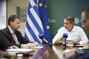 Επίσκεψη Πρωθυπουργού στο Υπουργείο Περιβάλλοντος και Ενέργειας