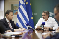 Επίσκεψη Πρωθυπουργού στο Υπουργείο Περιβάλλοντος και Ενέργειας